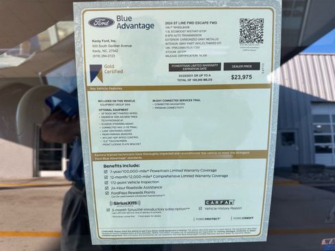 Certified 2024 Ford Escape ST-Line w/ Tech Pack #1 FWD image 5