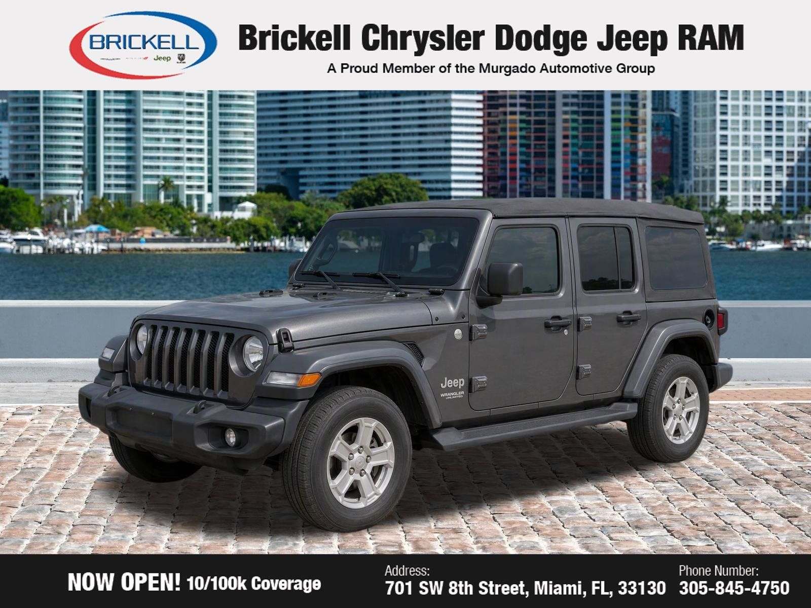 Used 2018 Jeep Wrangler Unlimited Sport S AWD/4WD 360° Tour