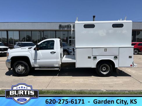Used 2018 GMC Sierra 3500 4x4 Regular Cab w/ Sierra Convenience Package image 1
