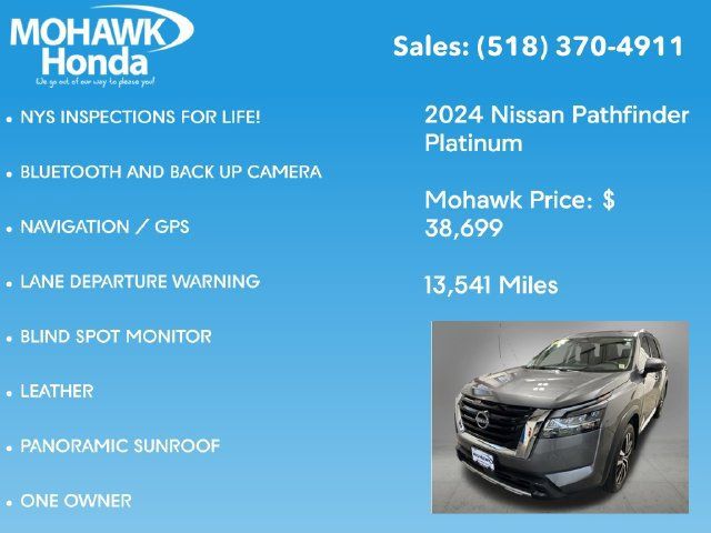 Used 2024 Nissan Pathfinder Platinum w/ Cargo Package AWD/4WD image 7