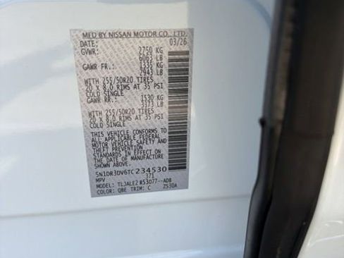 New 2026 Nissan Pathfinder Platinum image 25