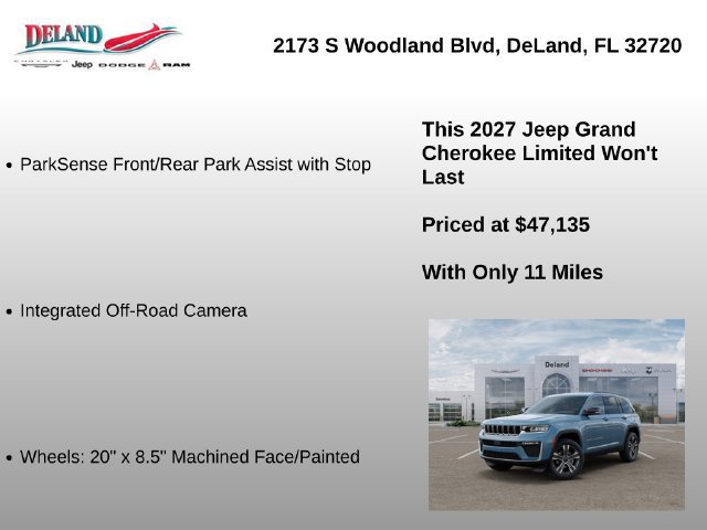 New 2027 Jeep Grand Cherokee Limited w/ Technology Group II AWD/4WD image 37