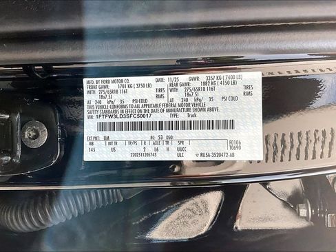 Certified 2025 Ford F150 XLT w/ Equipment Group 302A MID AWD/4WD image 36
