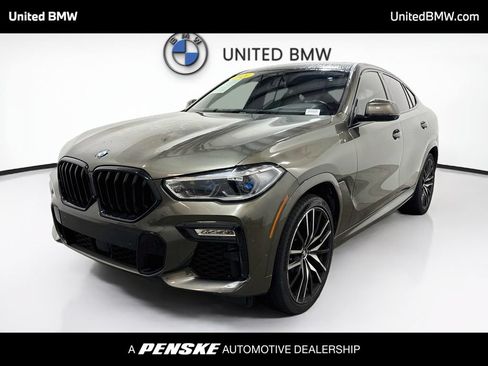 Used 2021 BMW X6 M50i w/ Executive Package AWD/4WD image 1