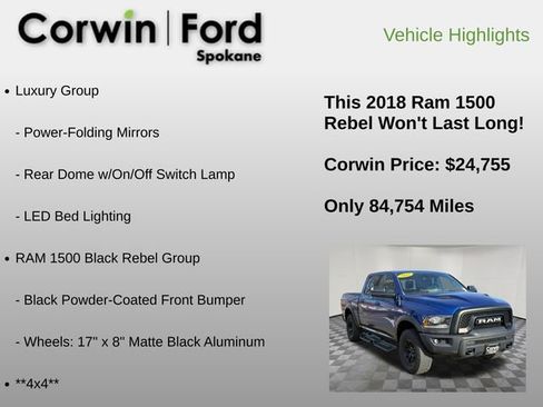 Used 2018 RAM 1500 Rebel w/ Luxury Group image 12