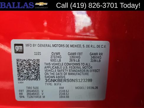 Certified 2022 Chevrolet Blazer RS w/ LPO, Floor Liner Package FWD image 34