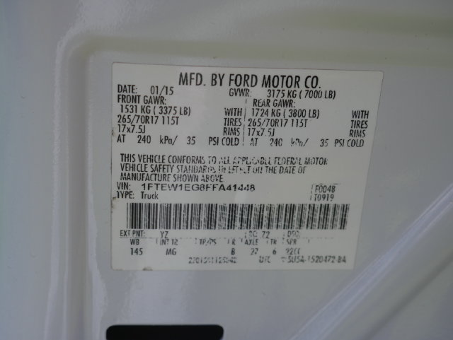 Used 2015 Ford F150 XLT AWD/4WD image 5
