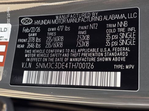 Certified 2026 Hyundai Tucson SEL FWD image 34