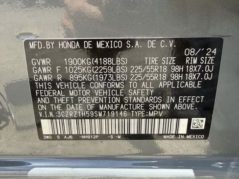 Used 2025 Honda HR-V Sport image 36