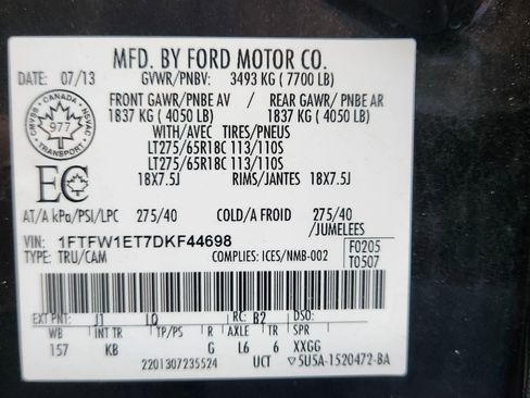 Used 2013 Ford F150 King Ranch w/ Off-Road Pkg image 66