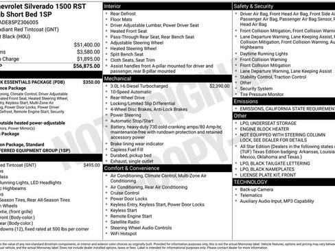 Certified 2023 Chevrolet Silverado 1500 RST w/ LPO, Dark Essentials Package image 34
