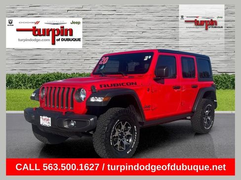 Used 2020 Jeep Wrangler Unlimited Rubicon w/ Cold Weather Group AWD/4WD image 1