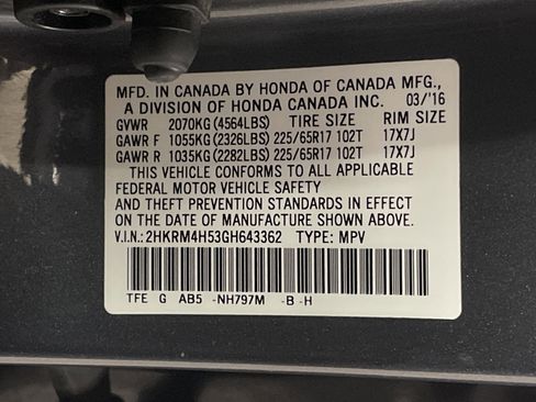 Used 2016 Honda CR-V EX image 27