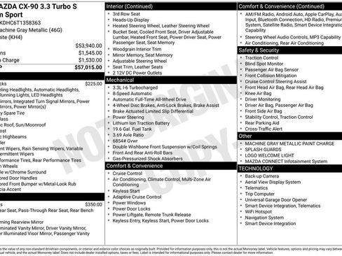 New 2026 MAZDA CX-90 3.3 Turbo S w/ Premium Package image 2
