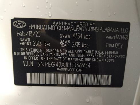 Used 2020 Hyundai Sonata SE w/ Winter Weather Package image 33