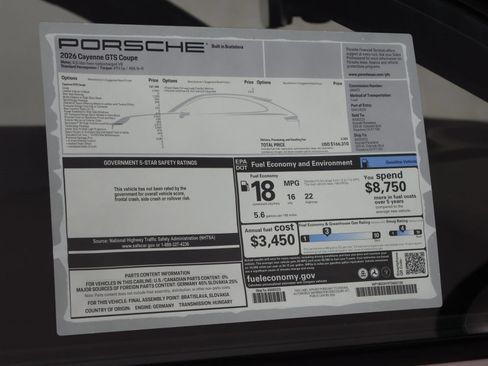 New 2026 Porsche Cayenne GTS AWD/4WD image 25