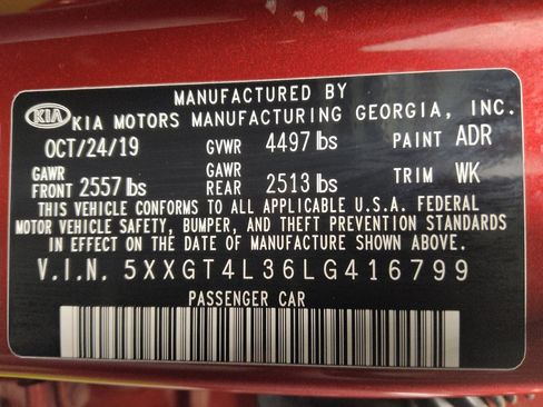 Used 2020 Kia Optima S FWD image 33