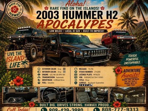 Used 2003 HUMMER H2 w/ Preferred Equipment Group AWD/4WD image 1
