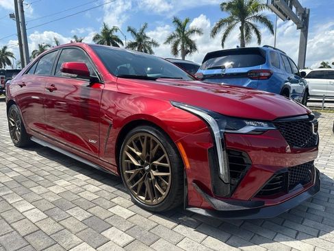 Used 2022 Cadillac CT4 V Blackwing w/ Carbon Fiber 1 Package RWD image 1
