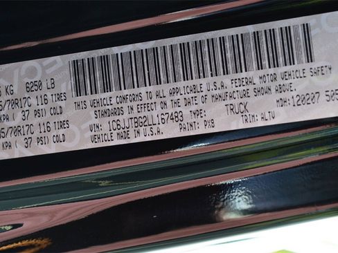 Certified 2020 Jeep Gladiator Rubicon w/ LED Lighting Group image 43