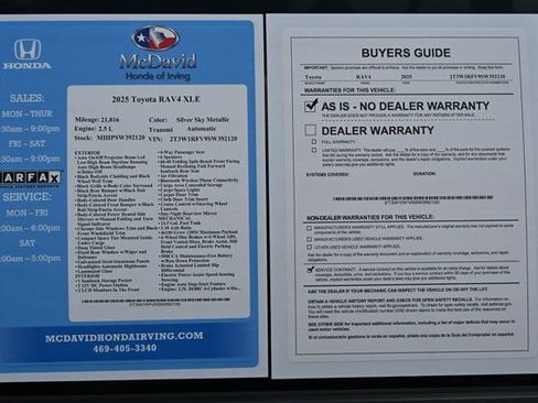 Used 2025 Toyota RAV4 XLE FWD image 32
