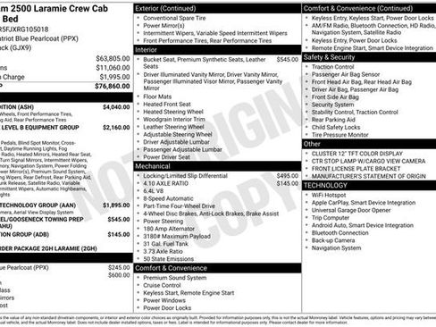 Certified 2024 RAM 2500 Laramie w/ Night Edition AWD/4WD image 18