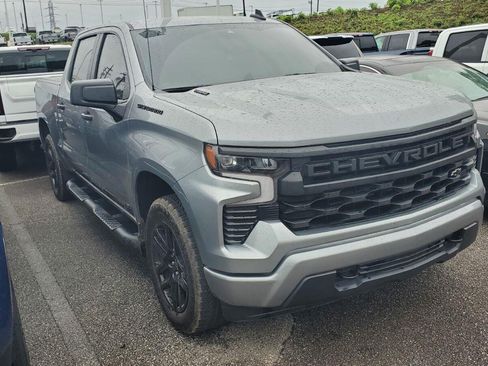 Used 2025 Chevrolet Silverado 1500 Custom w/ Turbomax Blackout Package AWD/4WD image 2
