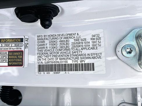 Used 2022 Honda CR-V Touring image 36