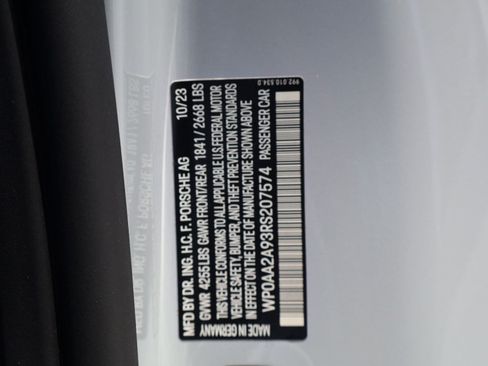 Certified 2024 Porsche 911 Carrera T RWD image 27