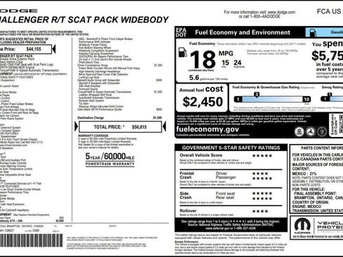 Used 2022 Dodge Challenger R/T Scat Pack RWD image 14