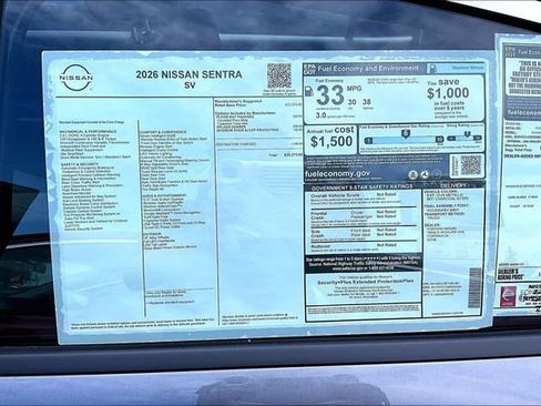 New 2026 Nissan Sentra SV image 12