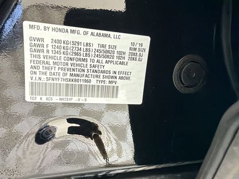 Certified 2019 Honda Passport EX-L image 20