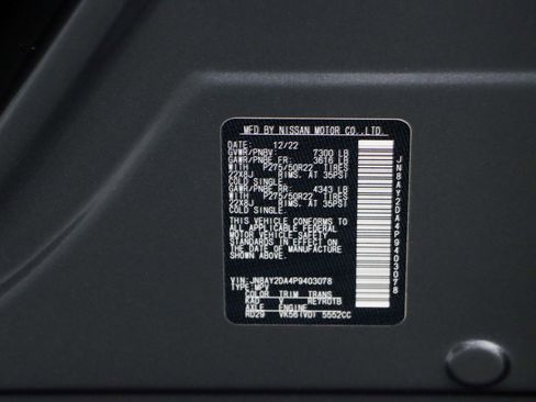 Used 2023 Nissan Armada Platinum w/ Captain's Chairs Package image 38