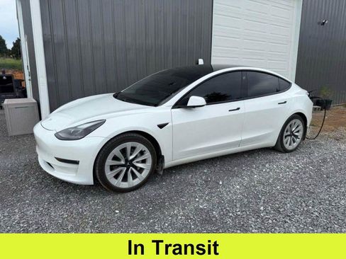 Used 2021 Tesla Model 3 Long Range AWD/4WD image 1