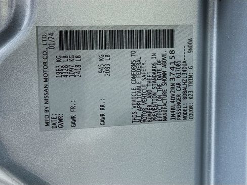 Used 2024 Nissan Altima 2.5 SV FWD image 39