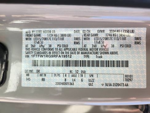 Certified 2024 Ford F150 Raptor AWD/4WD image 28