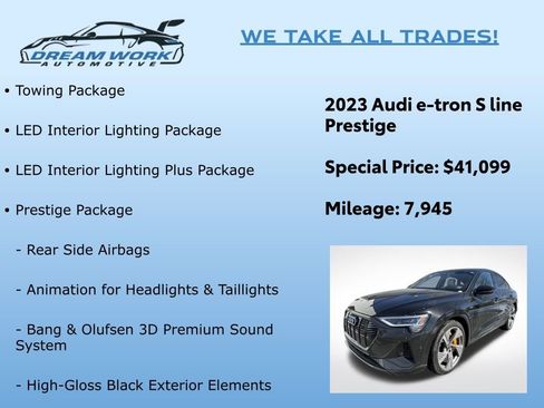 Used 2023 Audi e-tron Prestige w/ Prestige Package image 2