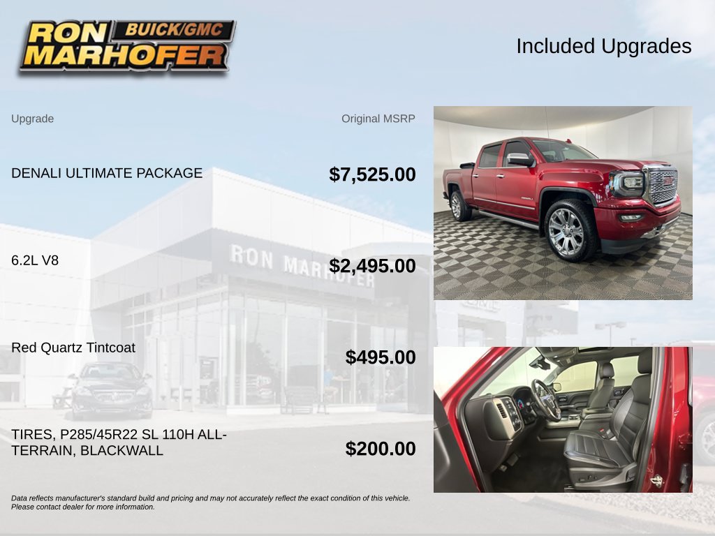 Used 2018 GMC Sierra 1500 Denali w/ Denali Ultimate Package AWD/4WD image 6