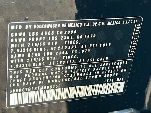 New 2026 Volkswagen Taos S image 30