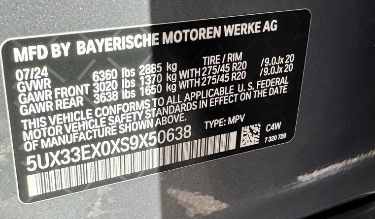 Used 2025 BMW X6 xDrive40i w/ Climate Comfort Package AWD/4WD image 31