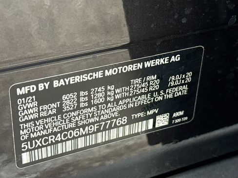 Used 2021 BMW X5 sDrive40i w/ Convenience Package image 46