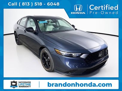 Certified 2025 Honda Accord SE
