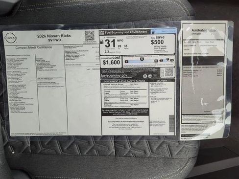 New 2026 Nissan Kicks SV w/ Charging Package image 22