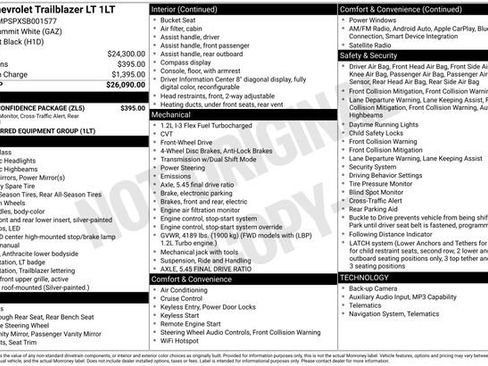 Certified 2025 Chevrolet TrailBlazer LT w/ Driver Confidence Package FWD image 6
