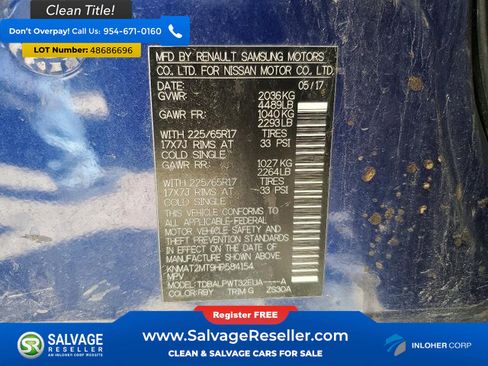 Used 2017 Nissan Rogue S image 16