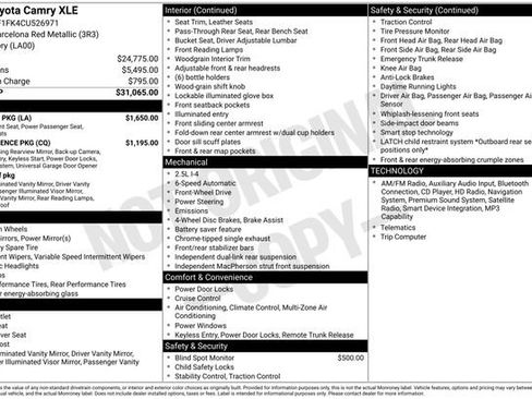 Used 2012 Toyota Camry XLE w/ Leather Pkg FWD image 7