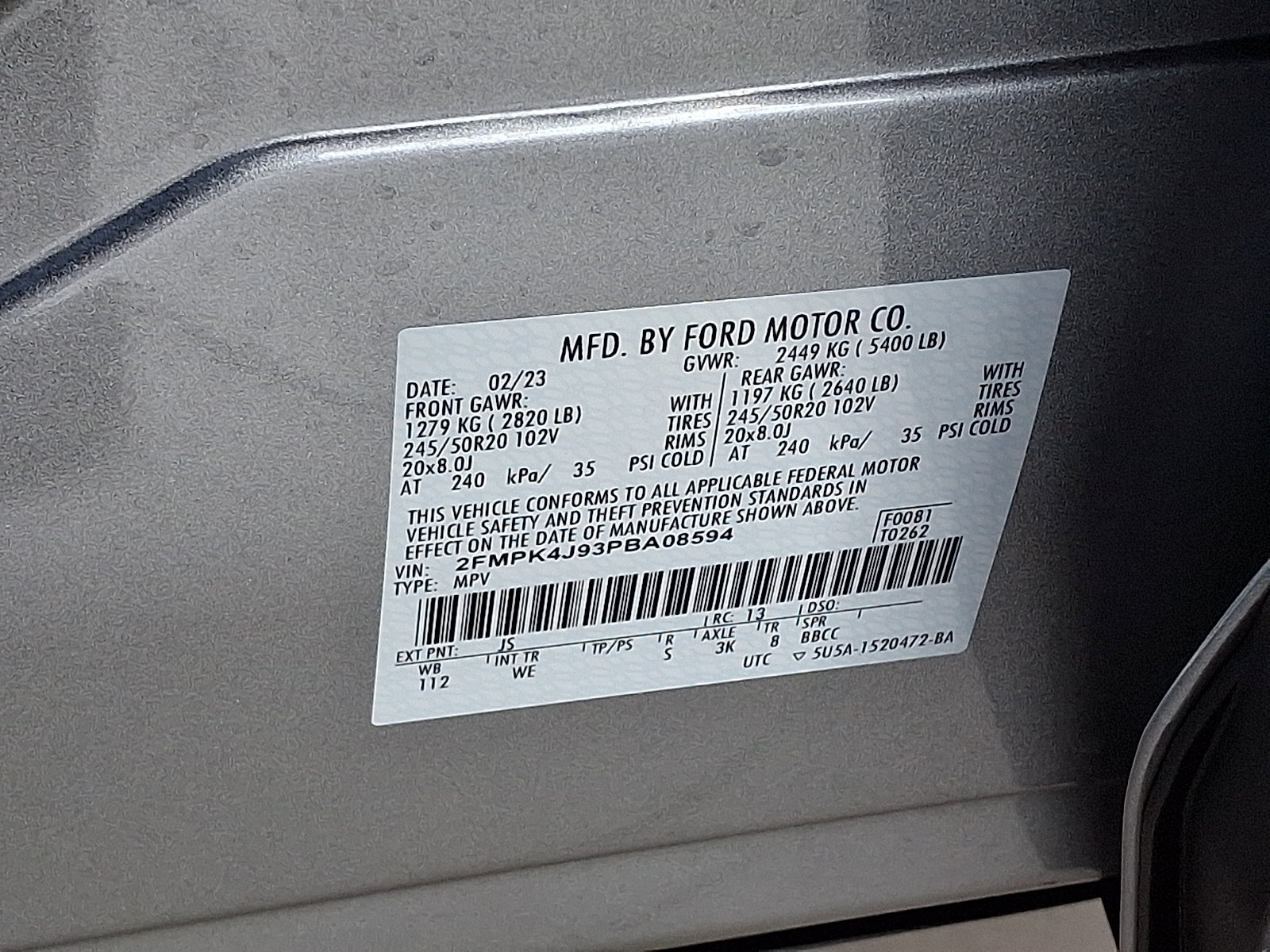 Certified 2023 Ford Edge ST-Line AWD/4WD image 27