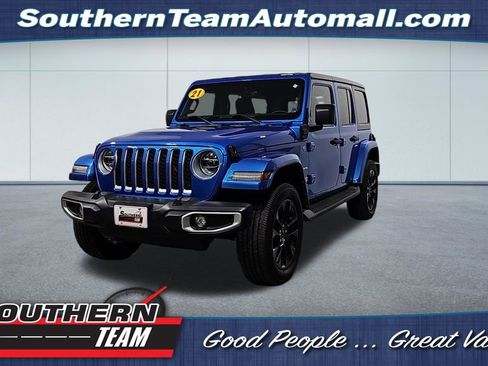 Used 2021 Jeep Wrangler Unlimited Sahara AWD/4WD image 1