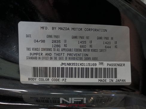 Used 1999 MAZDA MX-5 Miata RWD image 70