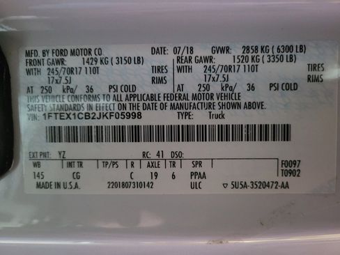 Used 2018 Ford F150 XL w/ Equipment Group 101A Mid image 33